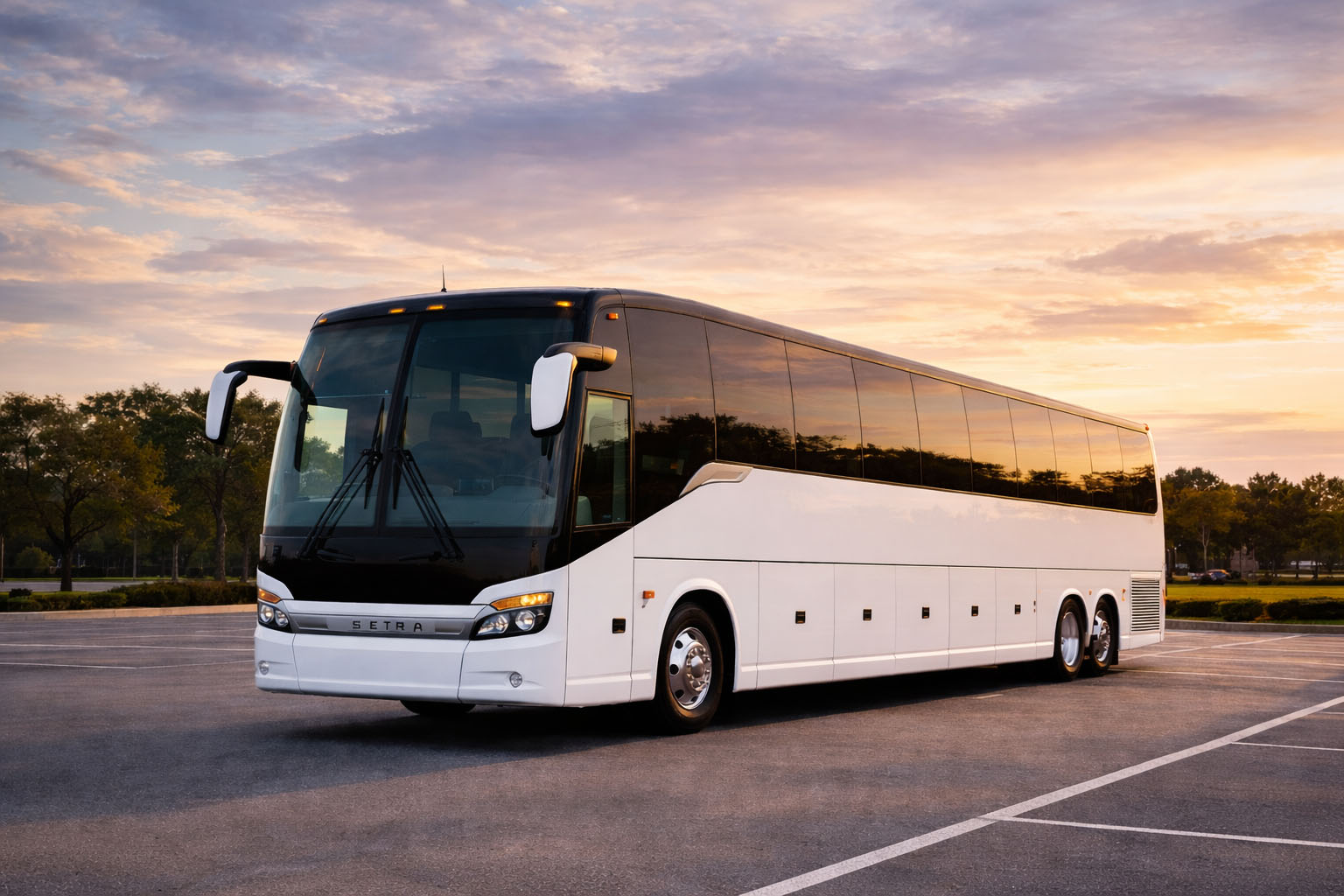Dallas coach bus exterior